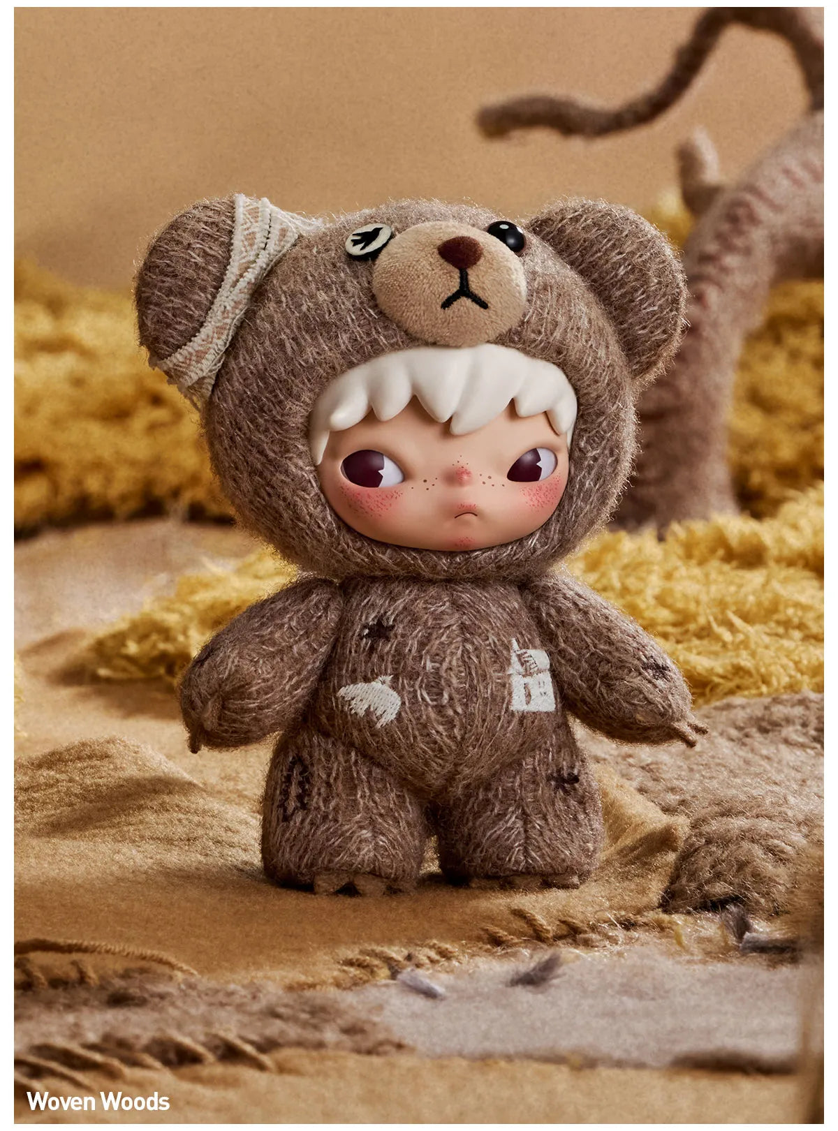 Hirono Road Journal Series-Plush Doll Pendant Blind Box - 6 PCS a set