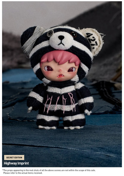 Hirono Road Journal Series-Plush Doll Pendant Blind Box - 6 PCS a set