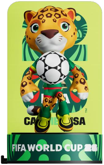 FIFA world cup 2026 Mascots - 6cm - 3 PCS a set