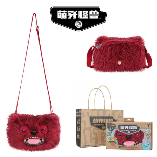 Fuggler Cute Teeth Big Head Series Plush Bag