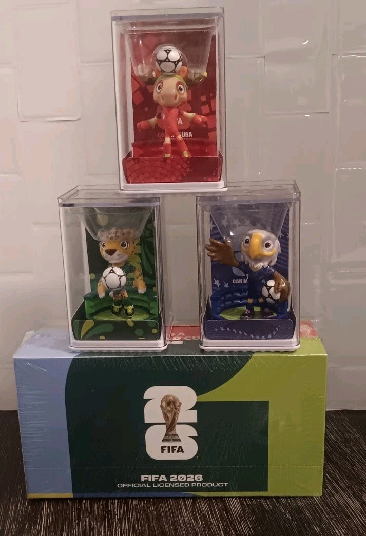 FIFA world cup 2026 Mascots - 6cm - 3 PCS a set